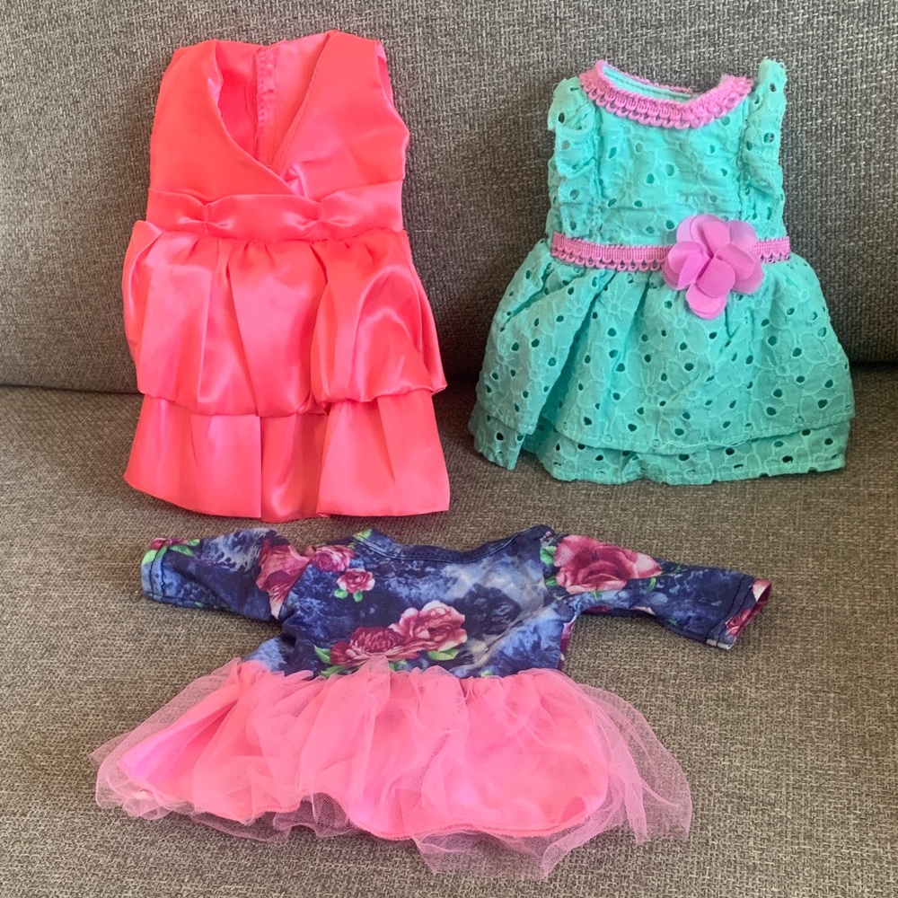 18” Doll Sized Clothing Dresses and Ballet